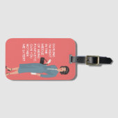 Lieverd, ik sta midden in het fantastisch zijn bagagelabel (Voorkant (horizontaal))