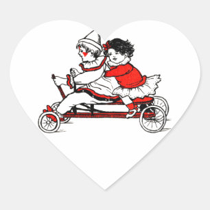 LIEVERD Valentijnsdag Sticker HARTVORMIG.