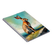 Lièvre de lapin vintage | Journal carnet (Côté Droit)