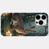 Lièvre d'or | Élégance | Imaginaire | Coque de tél (Verso (horizontal))