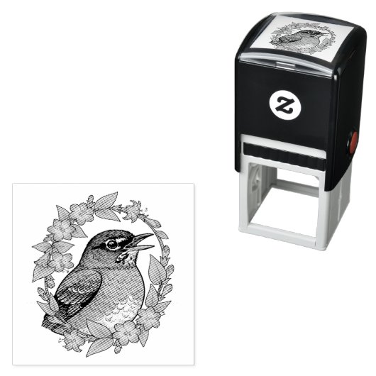 Lievreemde Connecticut vogel met Mirabilis Zelfinktende Stempel (In situ)