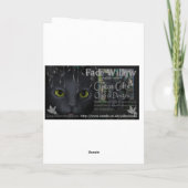 Lièvres de ressort 1 carte de voeux (Dos)