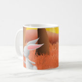 Lièvres et tortue 1 - tasse (Devant gauche)