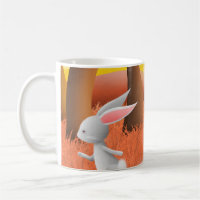 Lièvres et tortue 1 - tasse