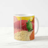 Lièvres et tortue 2 - tasse (Devant droit)