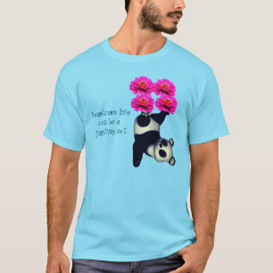 Life A Juggling Act Panda Inspirerend T-shirt