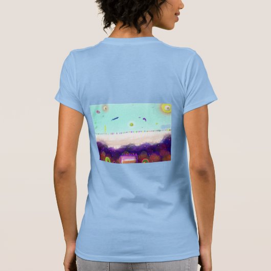 Life Aboard Another Planet Women's T-Shirt (Achterkant)