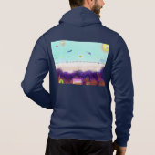 Life Aboard Another Planet Zip-Up Hoodie (Achterkant)