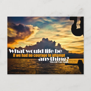 Life and Courage Custom Briefkaart