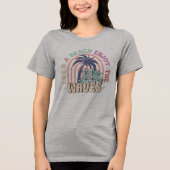 Life Beach Wave Tri-Blend Shirt (Voorkant)