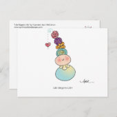 LIFE BEGETS LIFE Carte postale par April McCallum (Devant / Derrière)