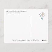 LIFE BEGETS LIFE Carte postale par April McCallum (Dos)