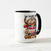 Life Begins After Coffee  Mok (Voorkant rechts)