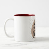 "Life Begins After Coffee" Two-toned Mug (Gauche)