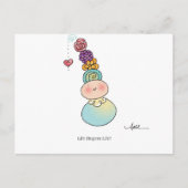 LIFE BEGINT LIFE Briefkaart tegen April McCallum (Voorkant)