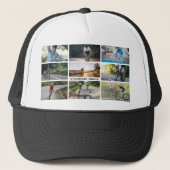 Life Behind Bars Personaliseer Afbeeldingen Fietsl Trucker Pet (Voorkant)