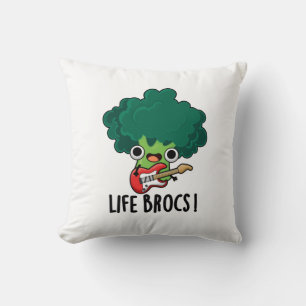 Life Brocs Funny Veggie Broccoli Pun Kussen