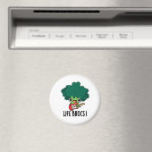 Life Brocs Funny Veggie Broccoli Pun Magneet (Insitu (Vaatwasser))