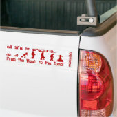 LIFE-bumperstickers DOOR EKLEKTIX Bumpersticker (Op Truck)