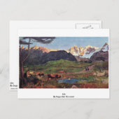 Life by Segantini Giovanni Briefkaart (Voorkant / Achterkant)