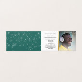 Life Celebration Elegant Graceful Funeral Unlocked (Outside Unfolded)