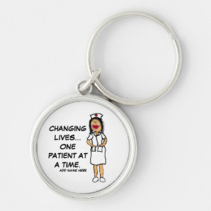 Life Changing Nurse Cartoon Sleutelhanger