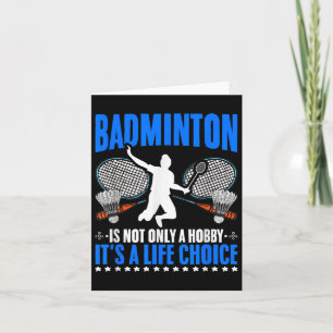 Life Choice Racket Shuttle Sport Hobby Badminton P Kaart