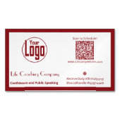 Life Coach Company Logo Magnet Carte de visite (devant)