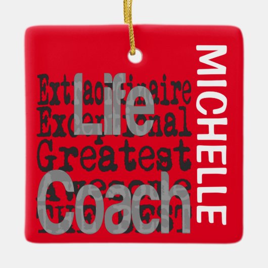 Life Coach Extraordinaire CUSTOM Keramisch Ornament (Voorkant)