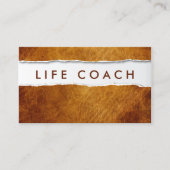 Life Coach  lederen professional Visitekaartje (Voorkant)