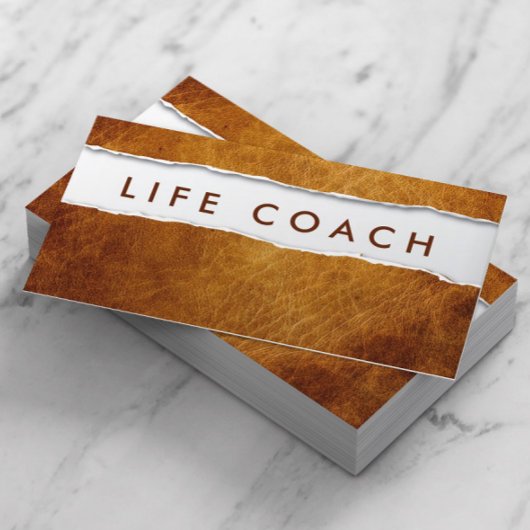 Life Coach  lederen professional Visitekaartje