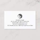 Life Coach Mentor Persoonlijke Hulp Visitekaartje (Achterkant)