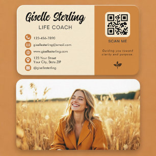 Life Coach QR Code Foto Visitekaartje