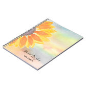 Life Coach Sunflower Carnet coloré (Côté gauche)