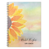 Life Coach Sunflower Carnet coloré (Devant)