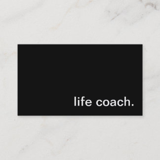 Life Coach-Visitekaartje Visitekaartje