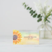 Life Coach Waterverf Visitekaartje (Staand voorkant)