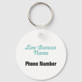 Life Dance Life Sleutelhanger ID (Achterkant)