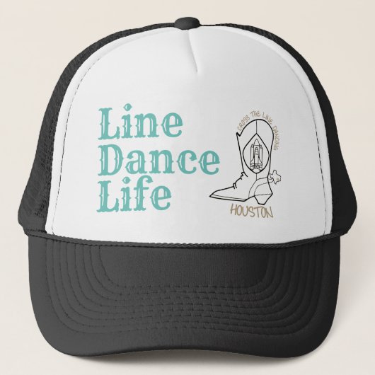 Life Dance Life Trucker Hat Pet (Voorkant)