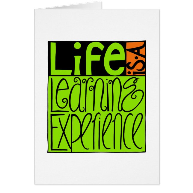 Life Experience Card (Voorkant)