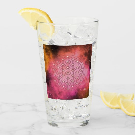 Life flower glas (Voorkant ijs)