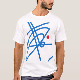 Life Focus Abstracte Art Red Dot T-Shirt Top