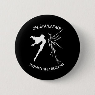 Life Freedom Iran Feministische Vintage Jin Jiyan Ronde Button 5,7 Cm