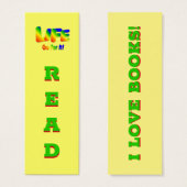 Life Go For It Book Marker (Devant & derrière)