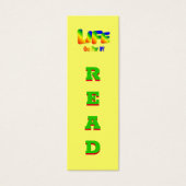 Life Go for it Book Marker Mini Visitekaartjes (Voorkant)