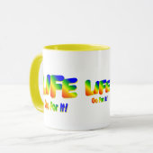 Life-Go For It Mug (Devant gauche)