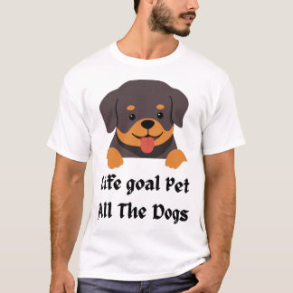 Life Goal Pet Alle honden / Pet Alle honden T-shirt