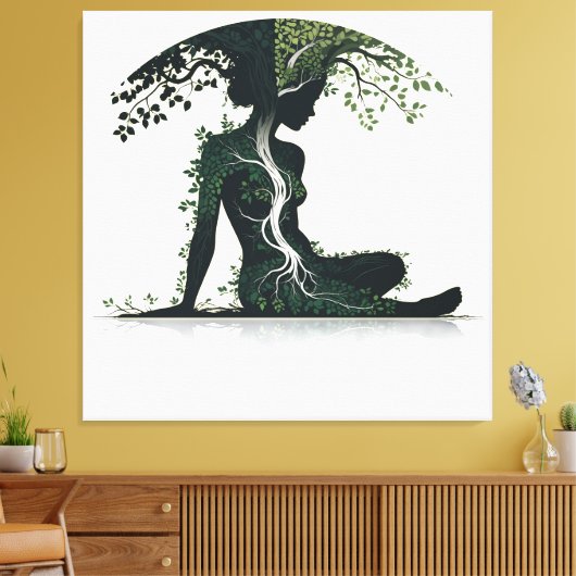 Life & Growth Canvas Afdruk (Insitu (Woonkamer))