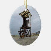 Life Guard Stand Wright tsville Beach NC Keramisch Ornament (Rechts)