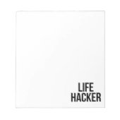 Life Hacker Notitieblok (Voorkant)
